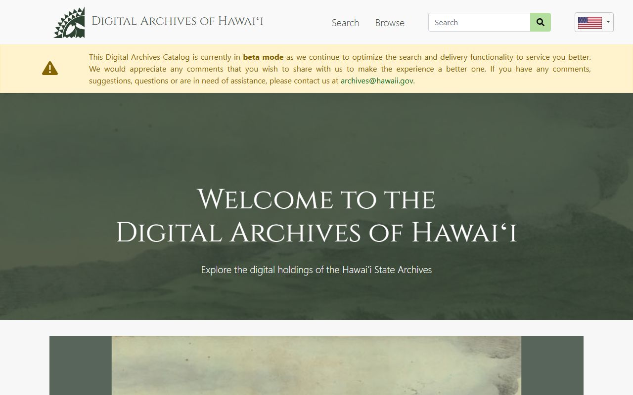 Hawaii State Archives Digital Archives marriage records online